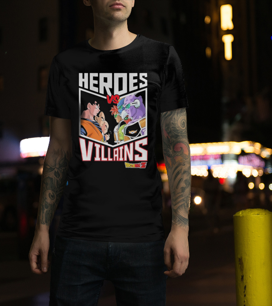 Heroes Vs. Villains DRAGON BALL Z Youth BIOWORLD T-Shirt