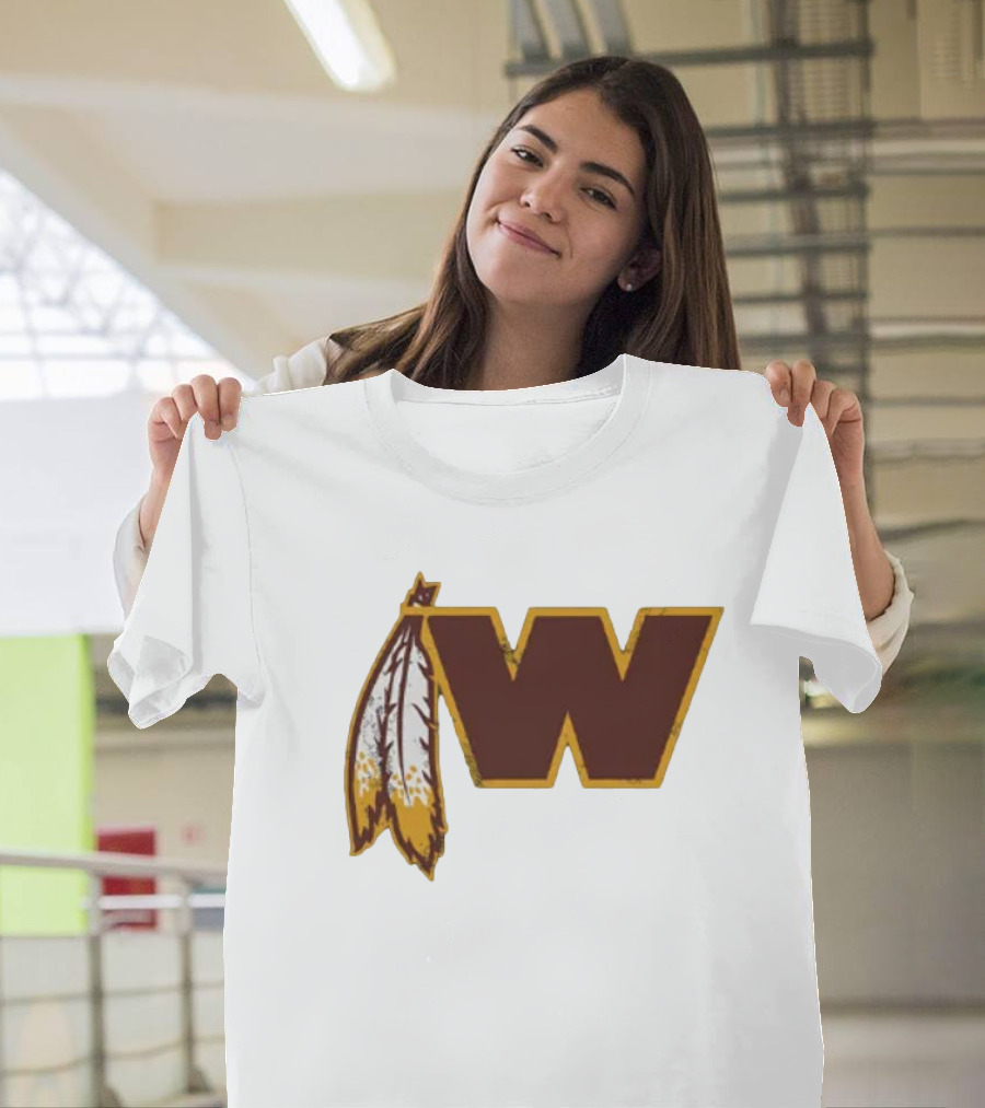 Washington Commanders Feather T-Shirt
