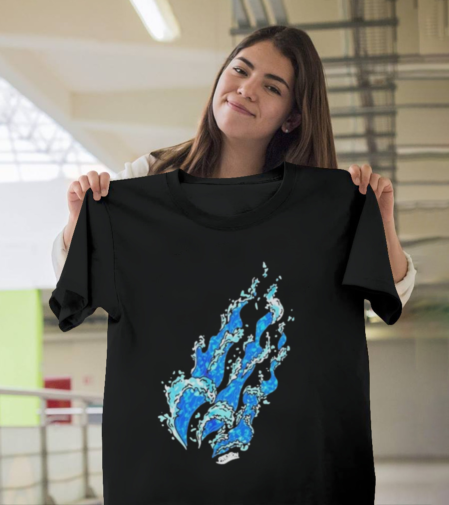 Fire Wave Blue Flame T-Shirt