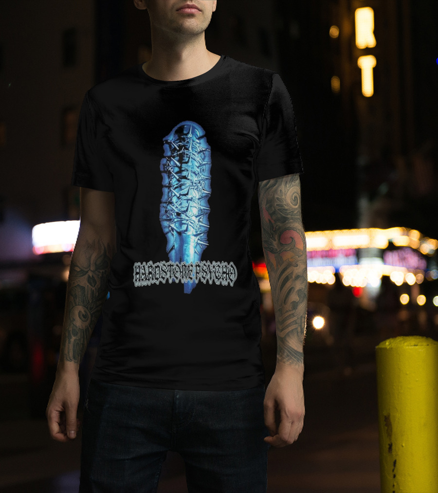 Hardstone Psycho Barbed Wire Wrapped Baseball Bat T-Shirt