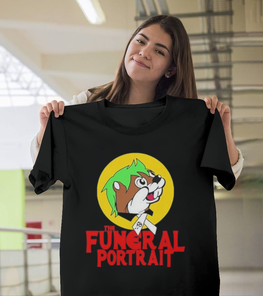 The Funeral Portrait Cartoon Mascot Circle T-Shirt