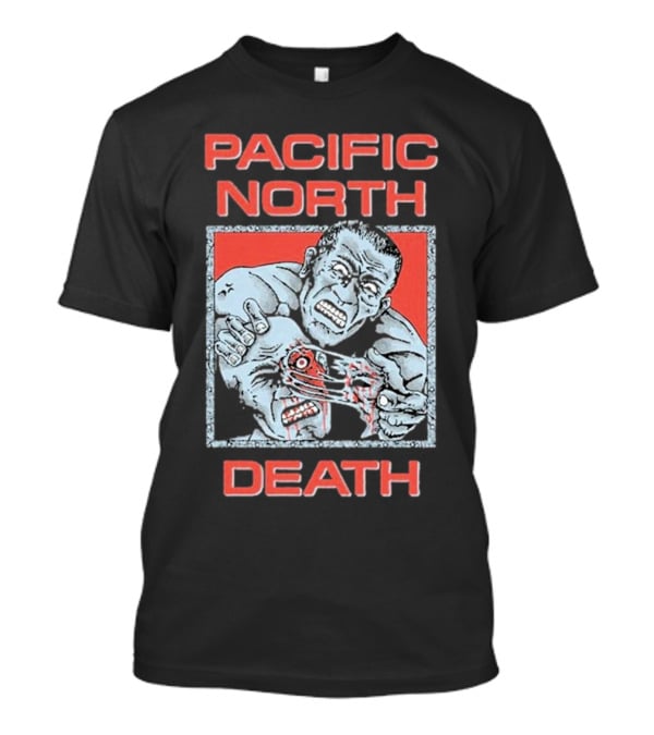 Pacific North Death Facerip Brutal New T-Shirt