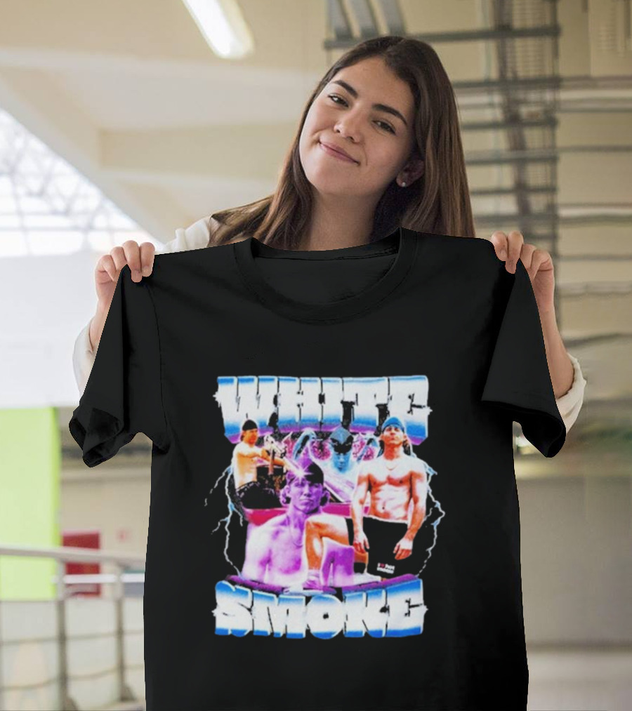 Danny Duncan White Smoke Shirt Lightning and Muscle Edition T-Shirt