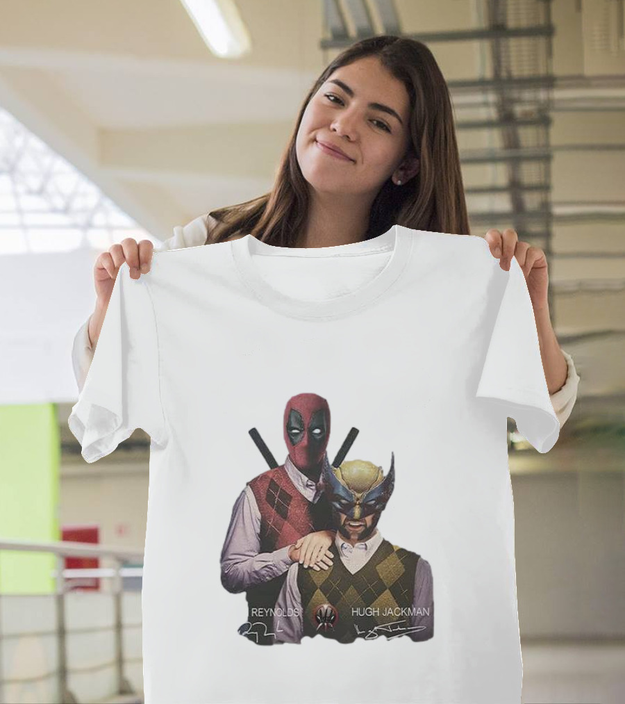 Deadpool Wolverine Ryan Reynolds Hugh Jackman Step Brothers T-Shirt
