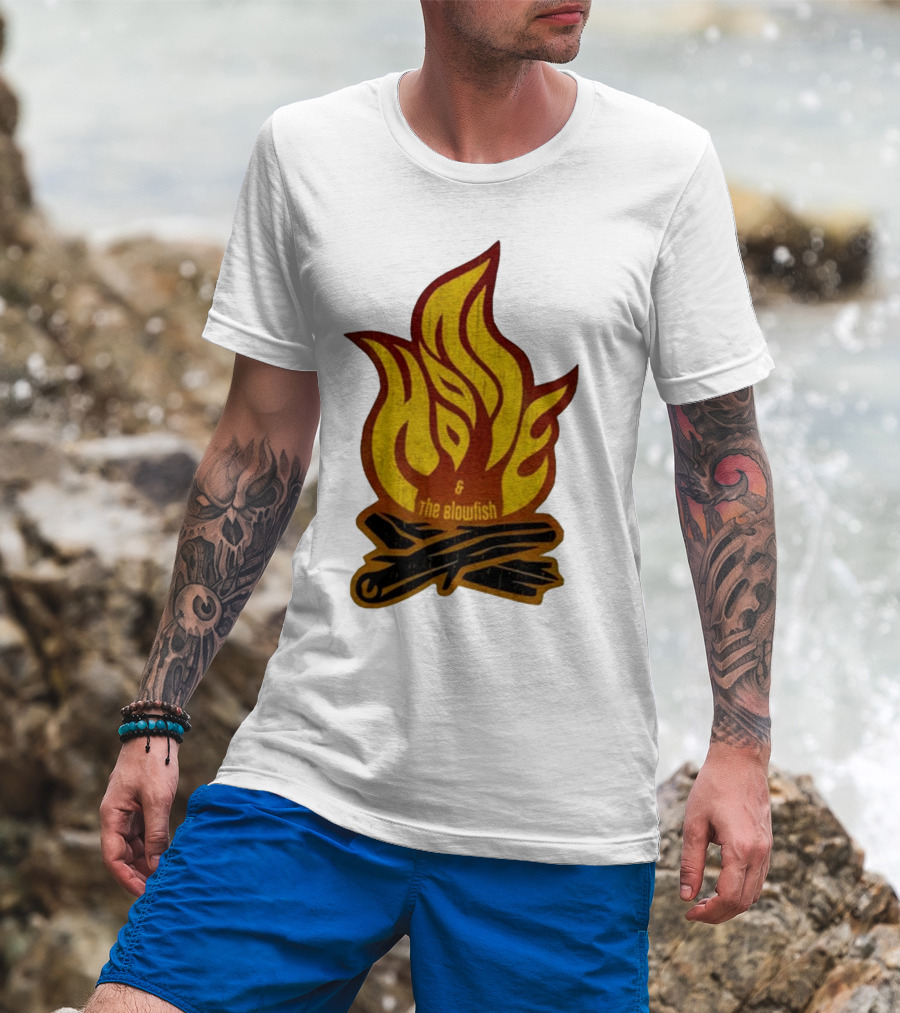 Hootie And The Blowfish Campfire Flame Logs T-Shirt