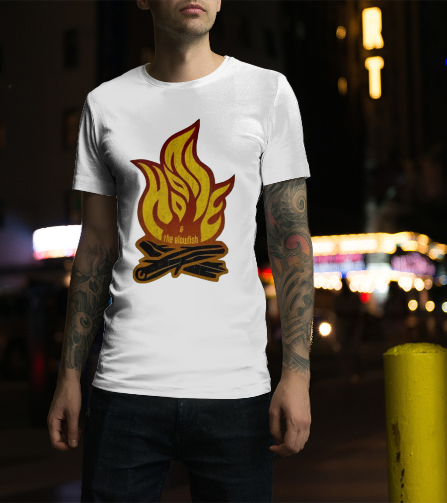 Hootie And The Blowfish Campfire Flame Logs T-Shirt