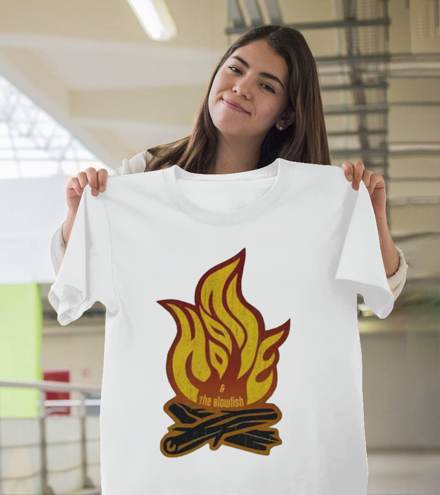 Hootie And The Blowfish Campfire Flame Logs T-Shirt