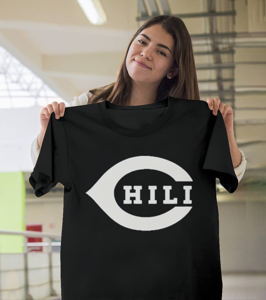 Cincinnati Chili C Logo Baseball T-Shirt