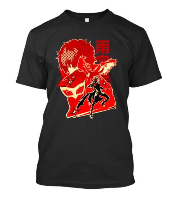 CODE NAME JOKER By Hypertwenty Persona Five Phantom Thief Art Red Japanese Text T-Shirt