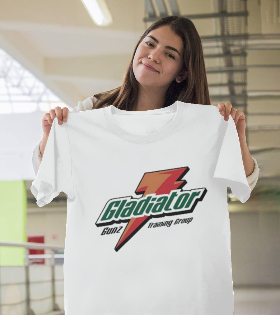 Channingcrowder Gladiator Gunz Training Group Thunderbolt T-Shirt