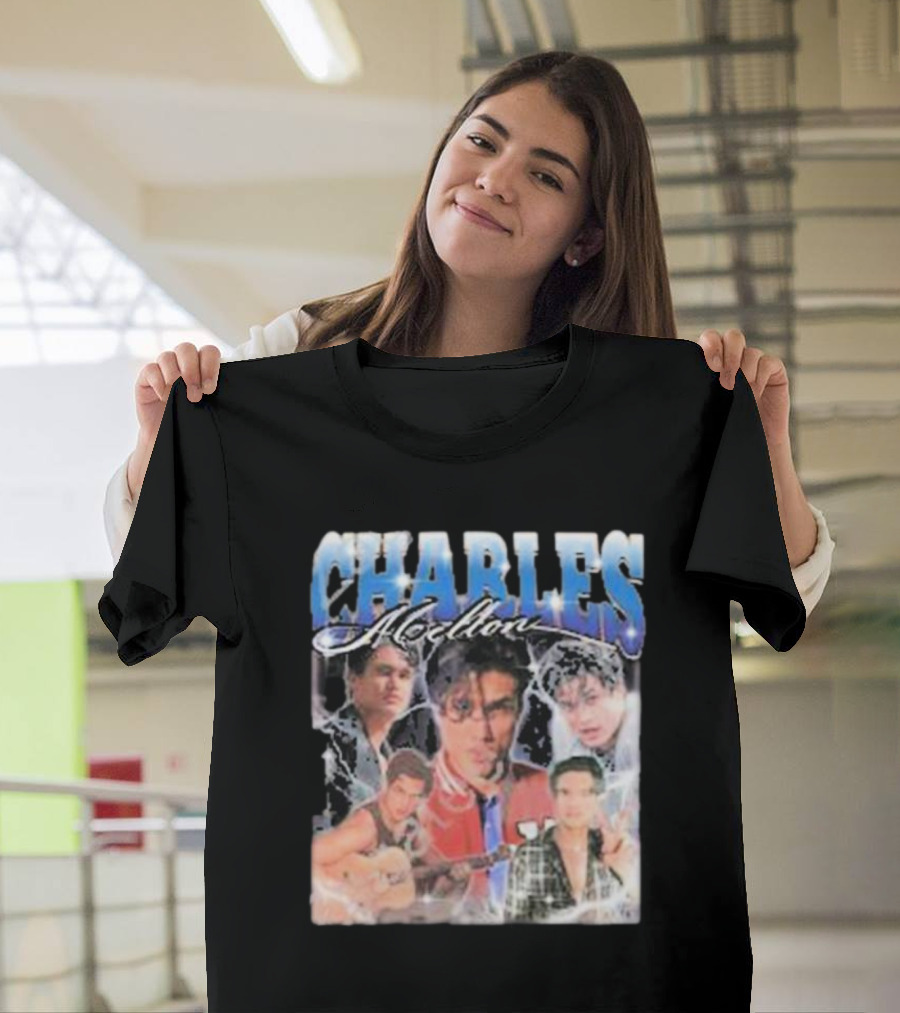 CHARLES Melton Collage T-Shirt