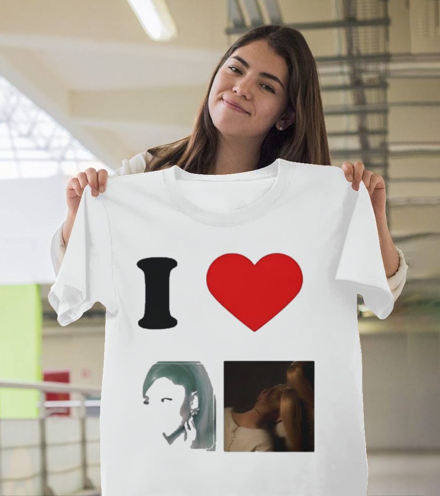 I Love Ariana Grande Cameron Fan Art Duo T-Shirt