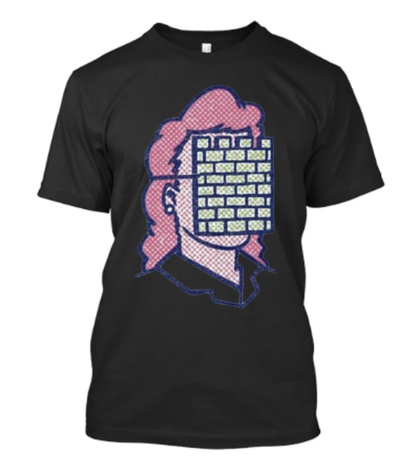 Castleface Records Gal Friday Brick Wall Face Mullet T-Shirt