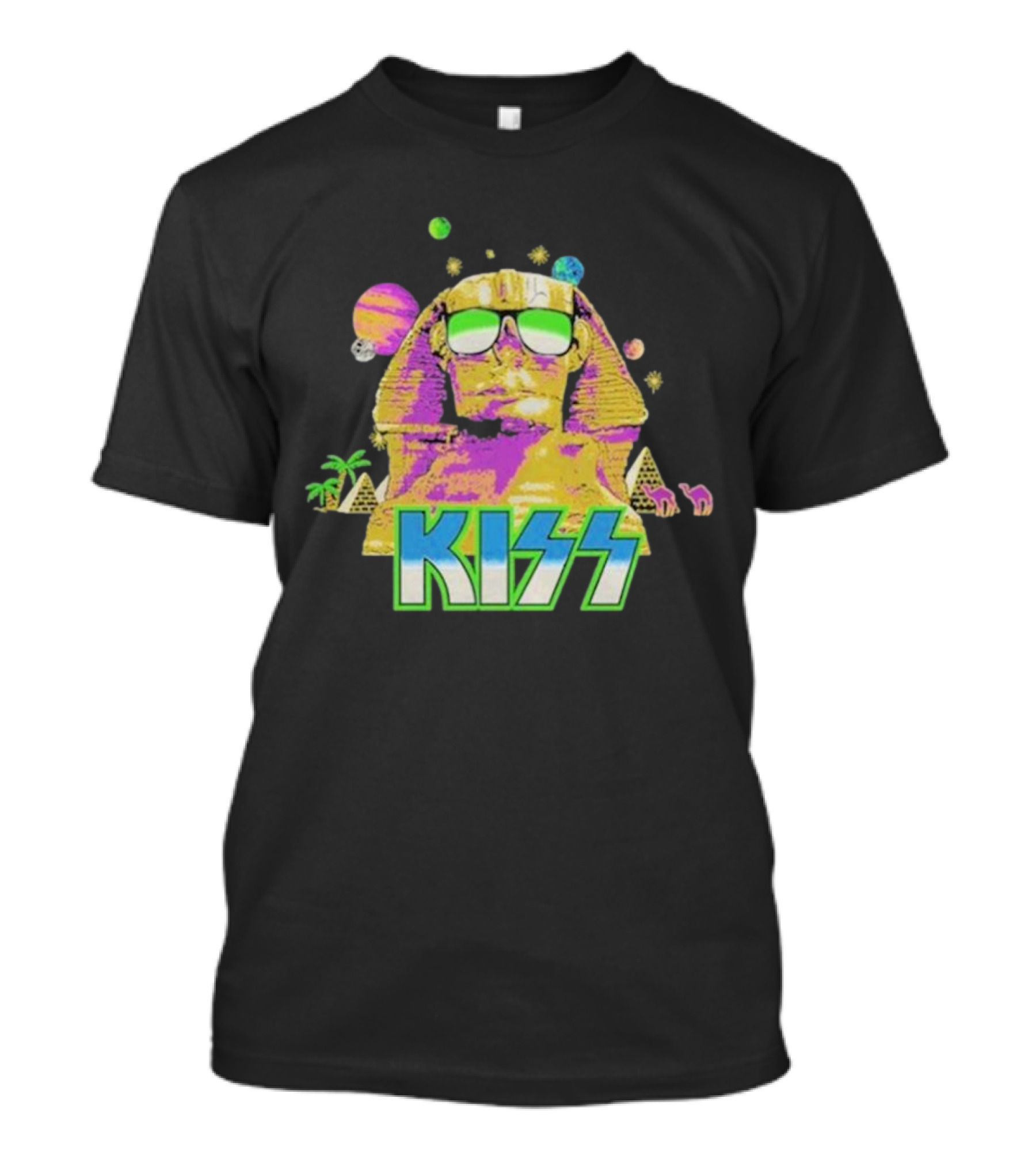 Kiss Hot In The Shade Sphinx Neon T-Shirt
