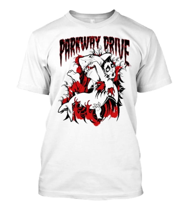 Parkway Drive Blood In The Water Shark Attack T-Shirt