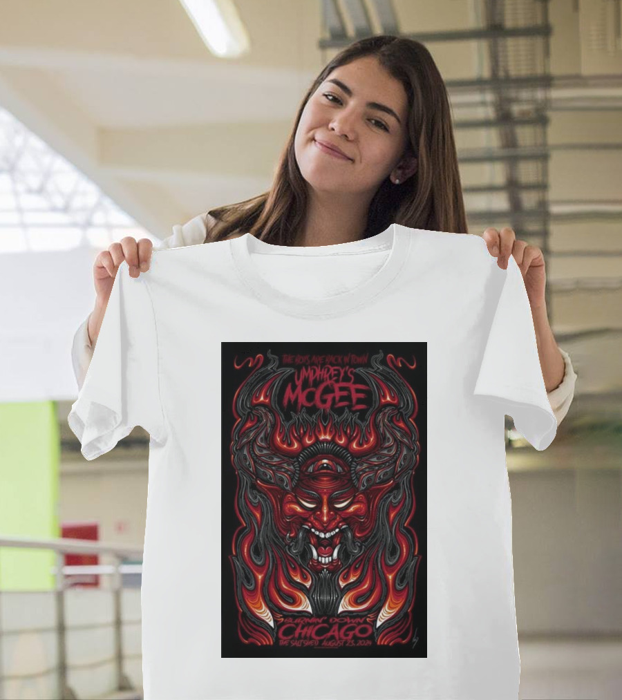 Umphrey's McGee Melting Down Chicago The Salt Shed August 23 2024 Tour Devil T-Shirt