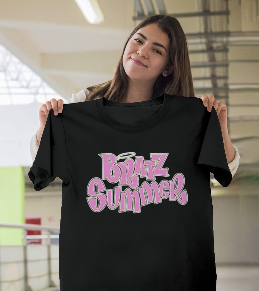 Bratz Summer Pink Graffiti Style with Angel Halo T-Shirt