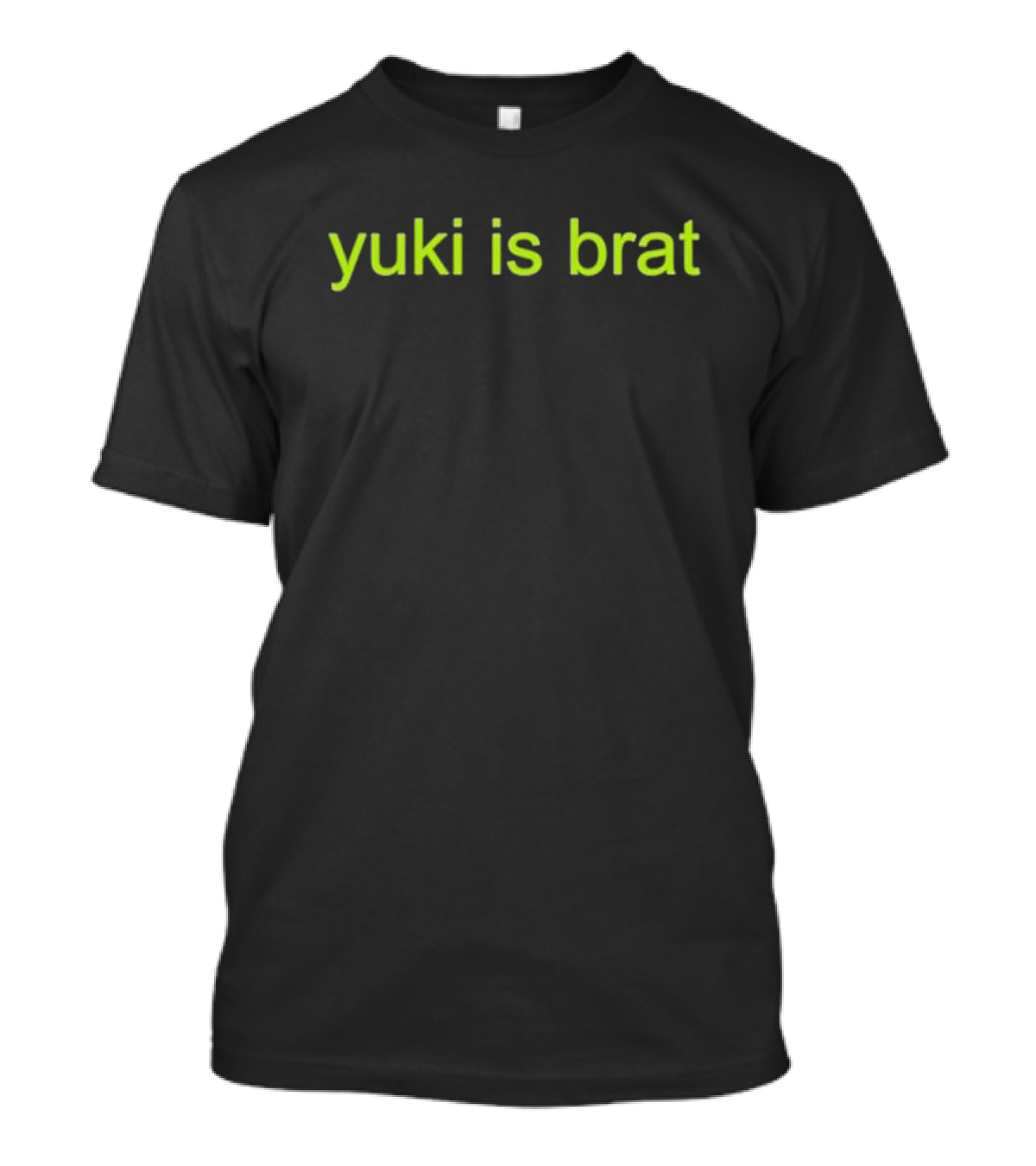 Mom Nicole Wearing Yuki Is Brat T-Shirt