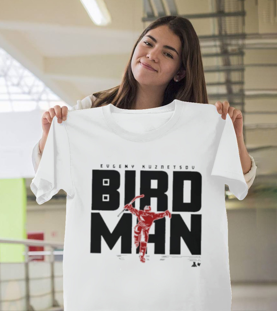 Evgeny Kuznetsov Bird Man Raleigh T-Shirt