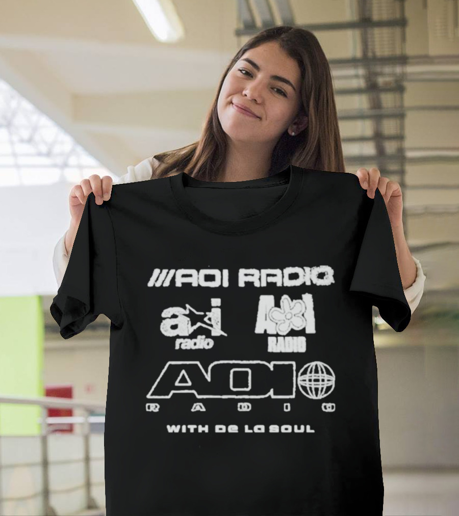 AOI Radio with De La Soul Freddy Fazbear’s Game Over Play Again T-Shirt