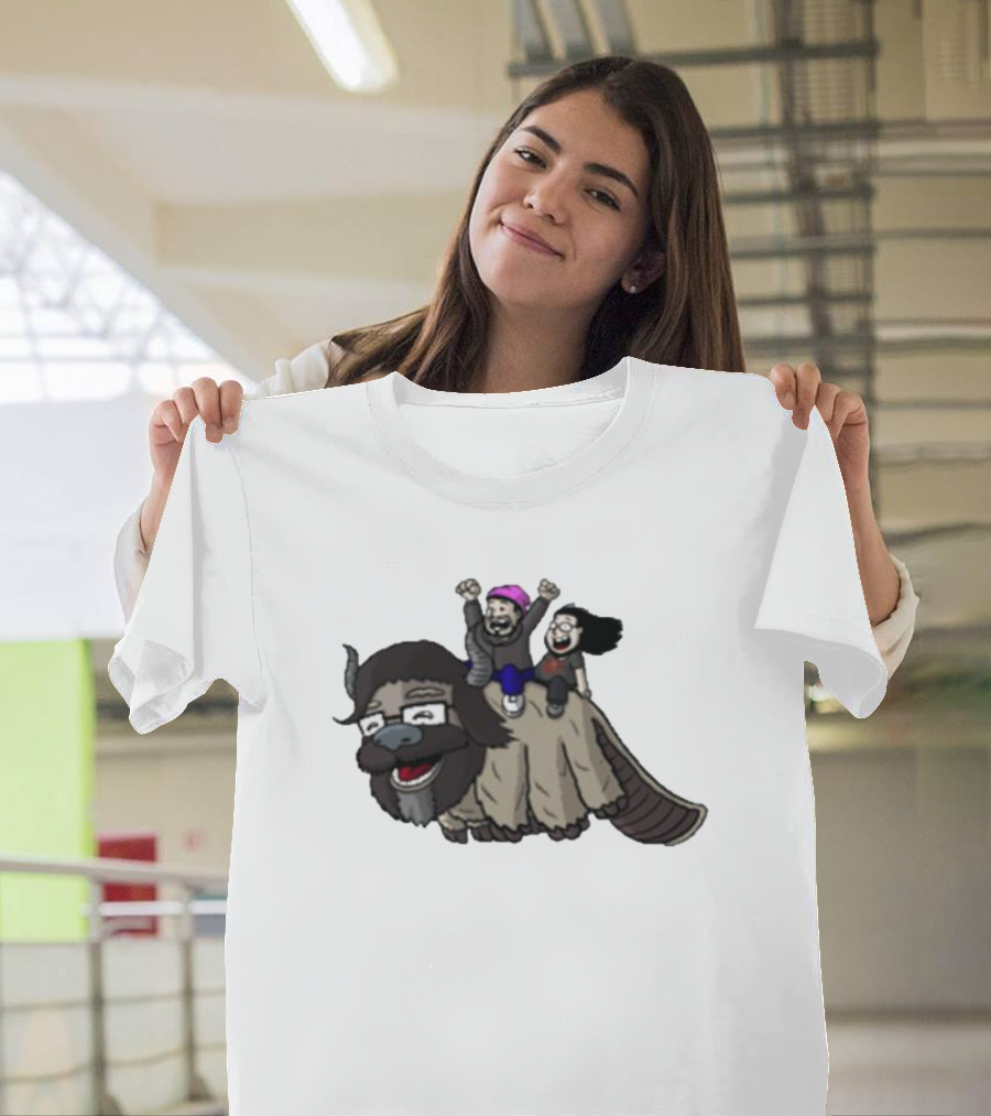 Dave Wonder Bearded Beauties Flying Creature Friends T-Shirt