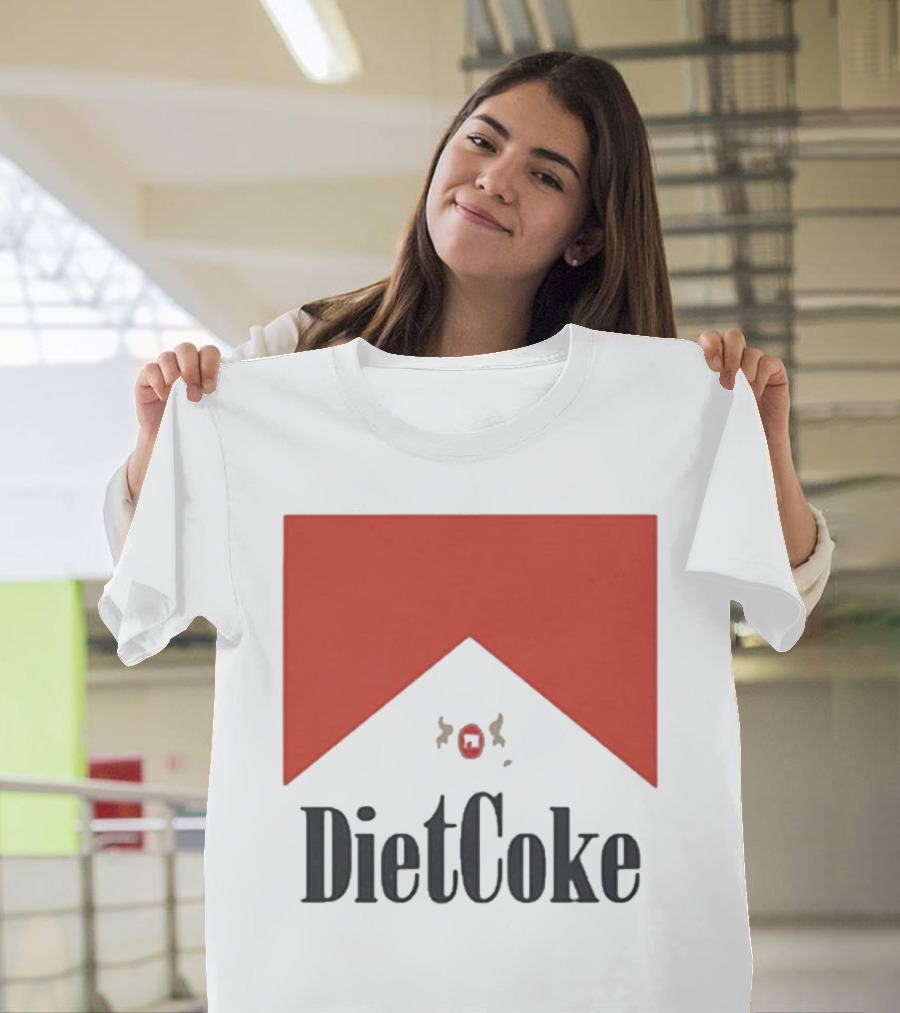 Diet Coke Marlboro Parody Cigarettes T-Shirt