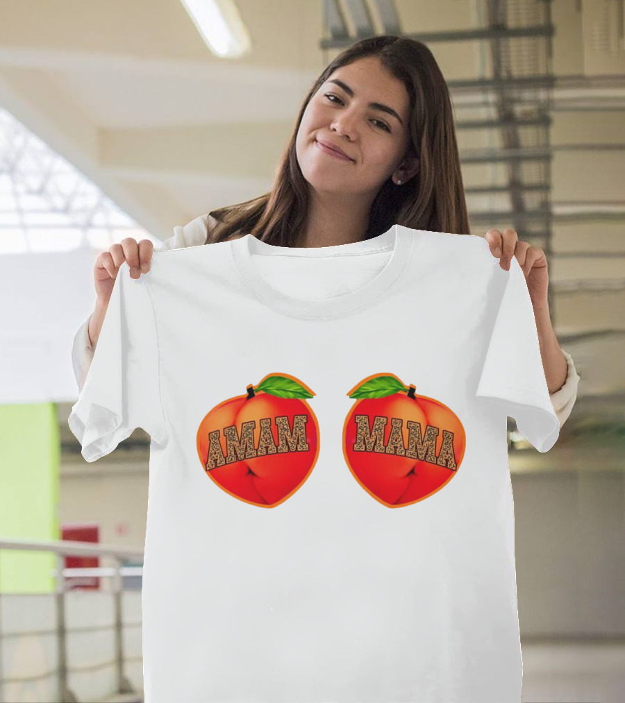 Big Mama Cheetah Peach T-Shirt