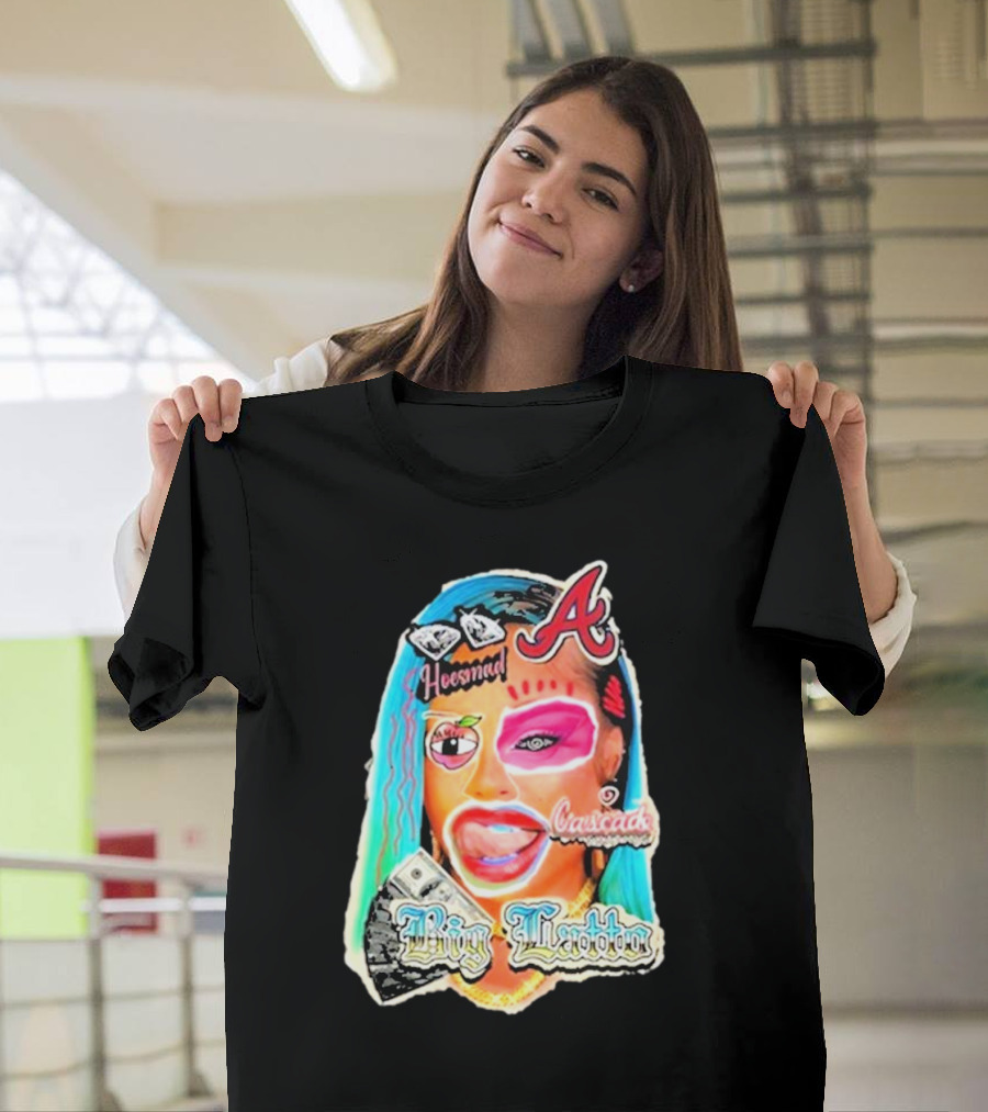 Big Latto Hoe$mad Cascade Atlanta Braves Money T-Shirt
