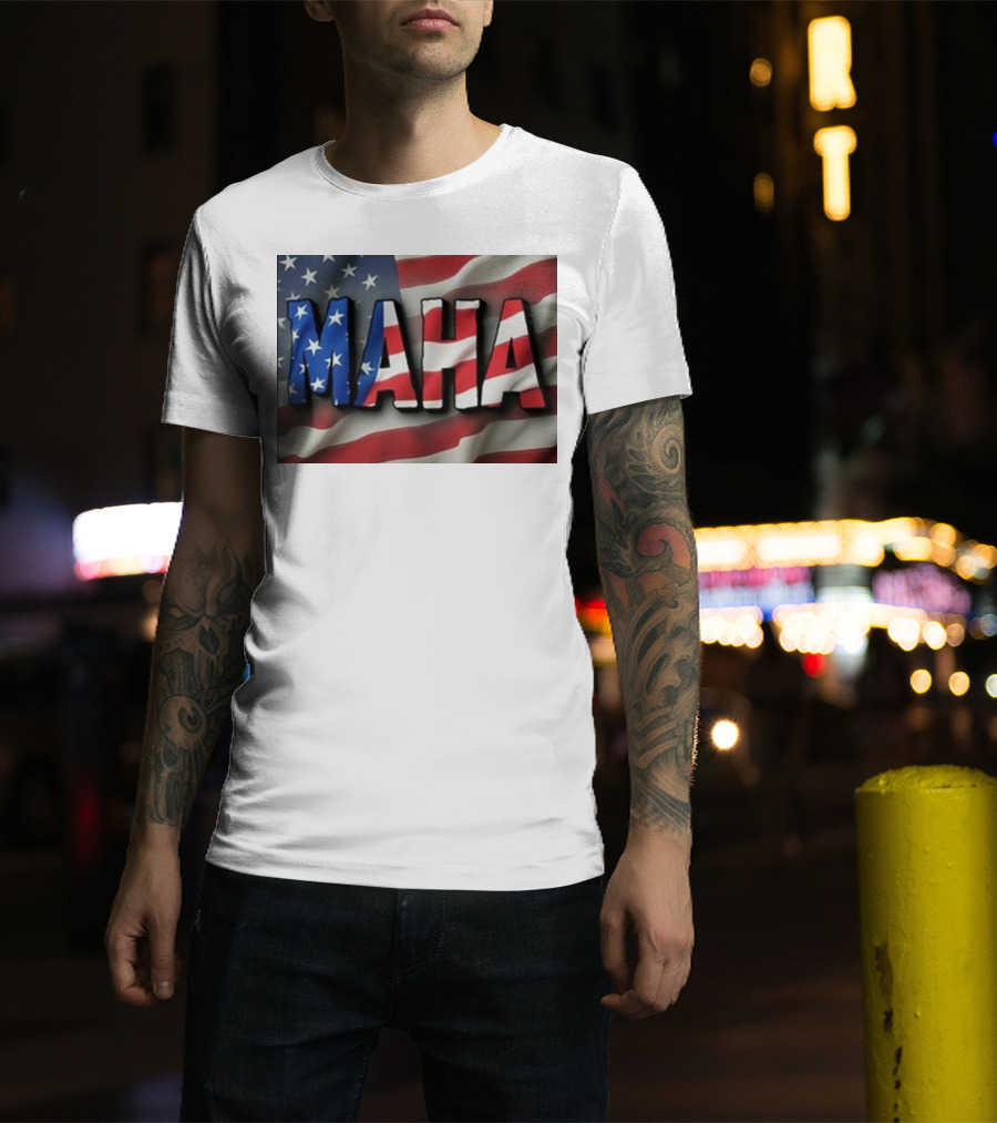 Bryce Lipscomb Maha Make America Healthy Again USA Flag T-Shirt