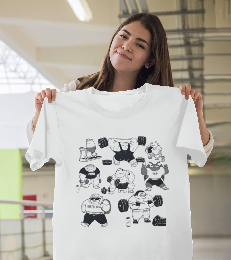 Cryptid Gym Weightlifting Monsters Fitness Club T-Shirt