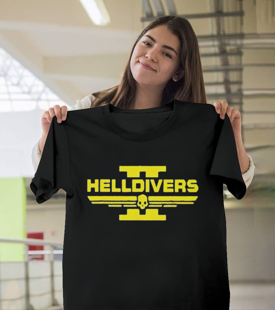 Helldivers II Skull Emblem T-Shirt