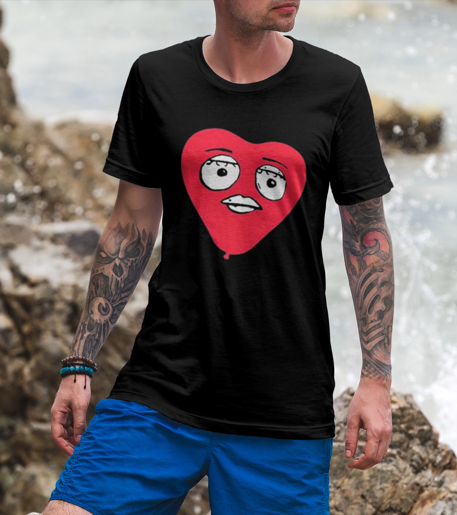 God Forbid James Marriott Heart Balloon Face T-Shirt