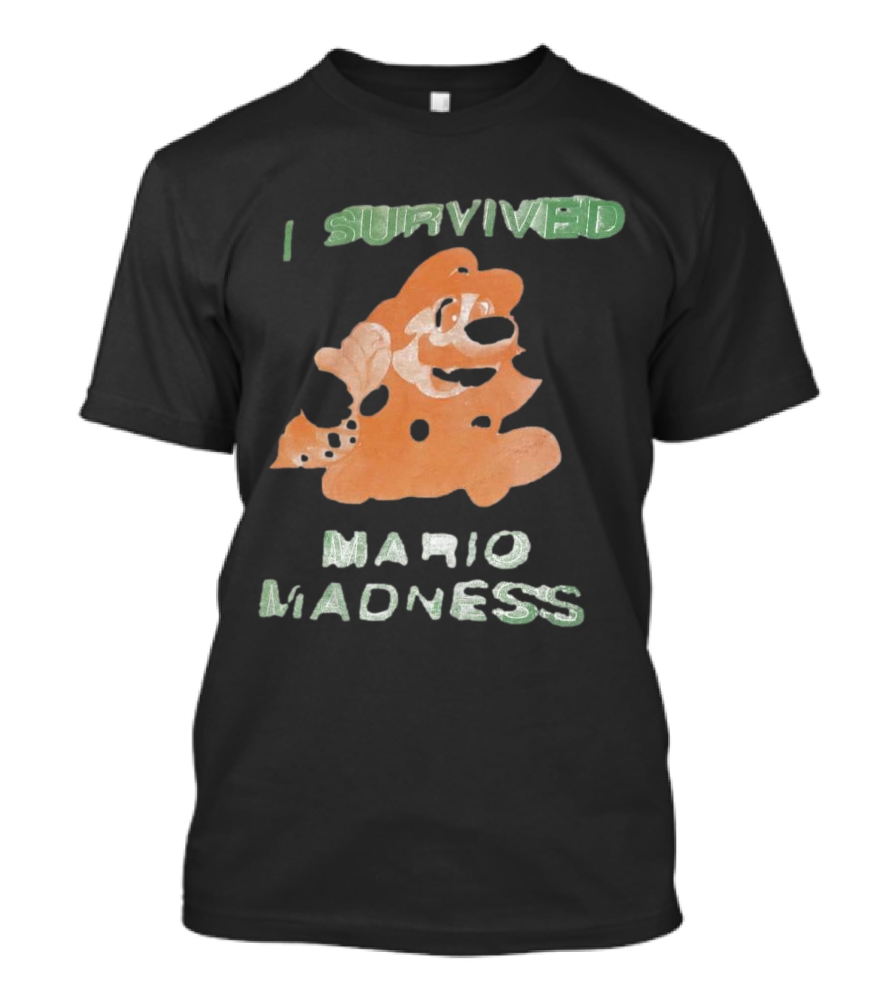 I Survived Mario Madness Retro Gamer Fun T-Shirt