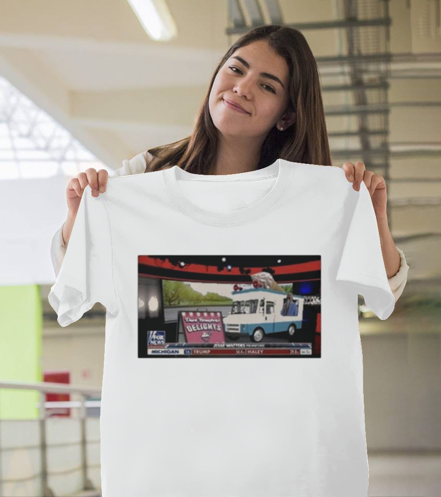 Jesse Watters Primetime Fox News Ice Cream Truck Delights T-Shirt