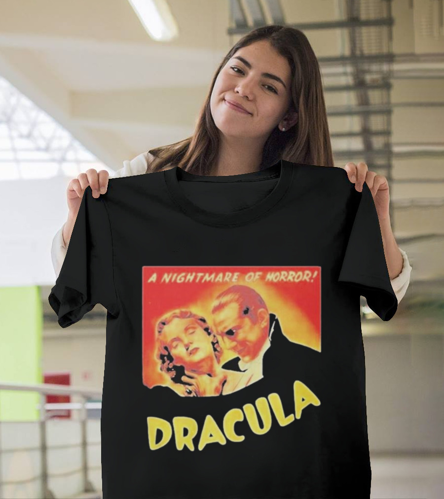 Dracula 1931 A Nightmare of Horror Film Halloween T-Shirt