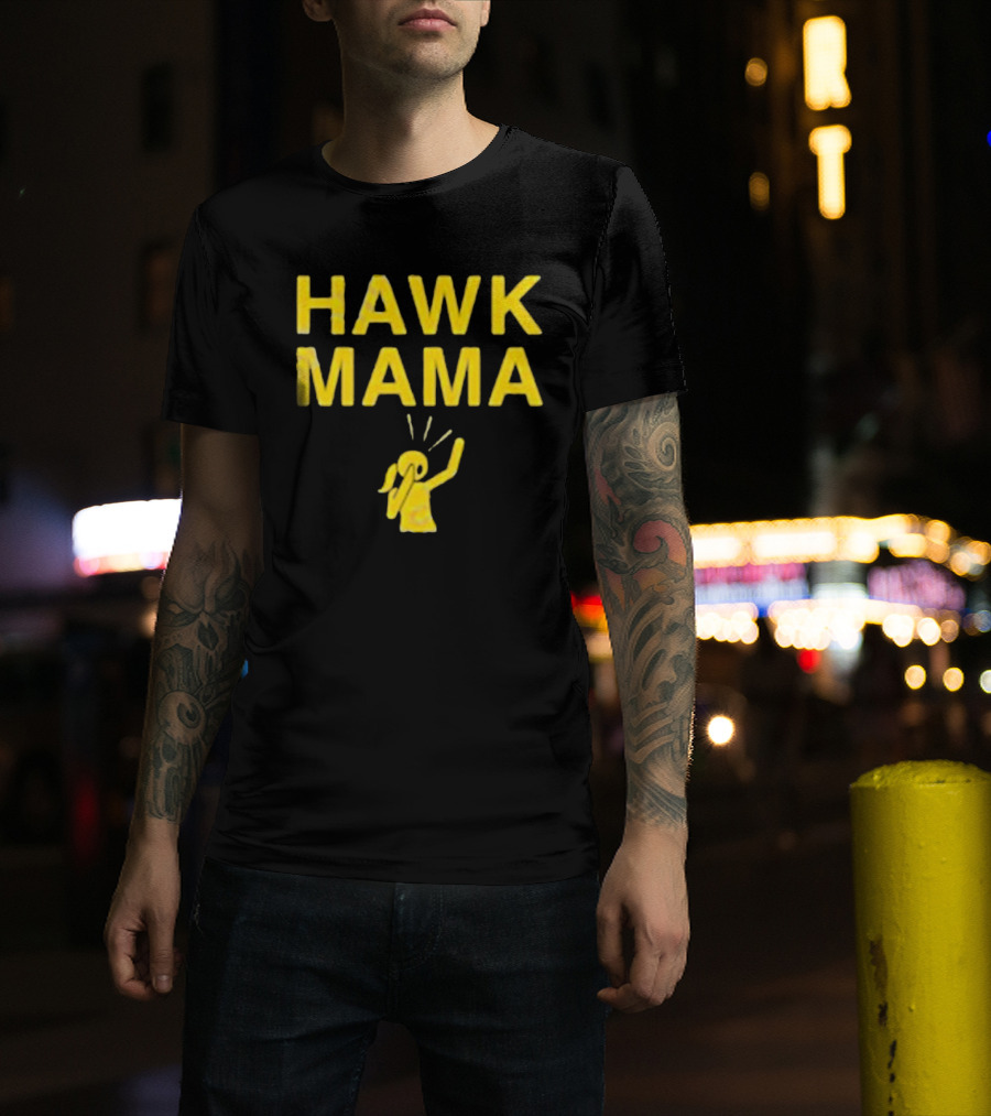 Iowa Hawk Mama Fan Enthusiast T-Shirt
