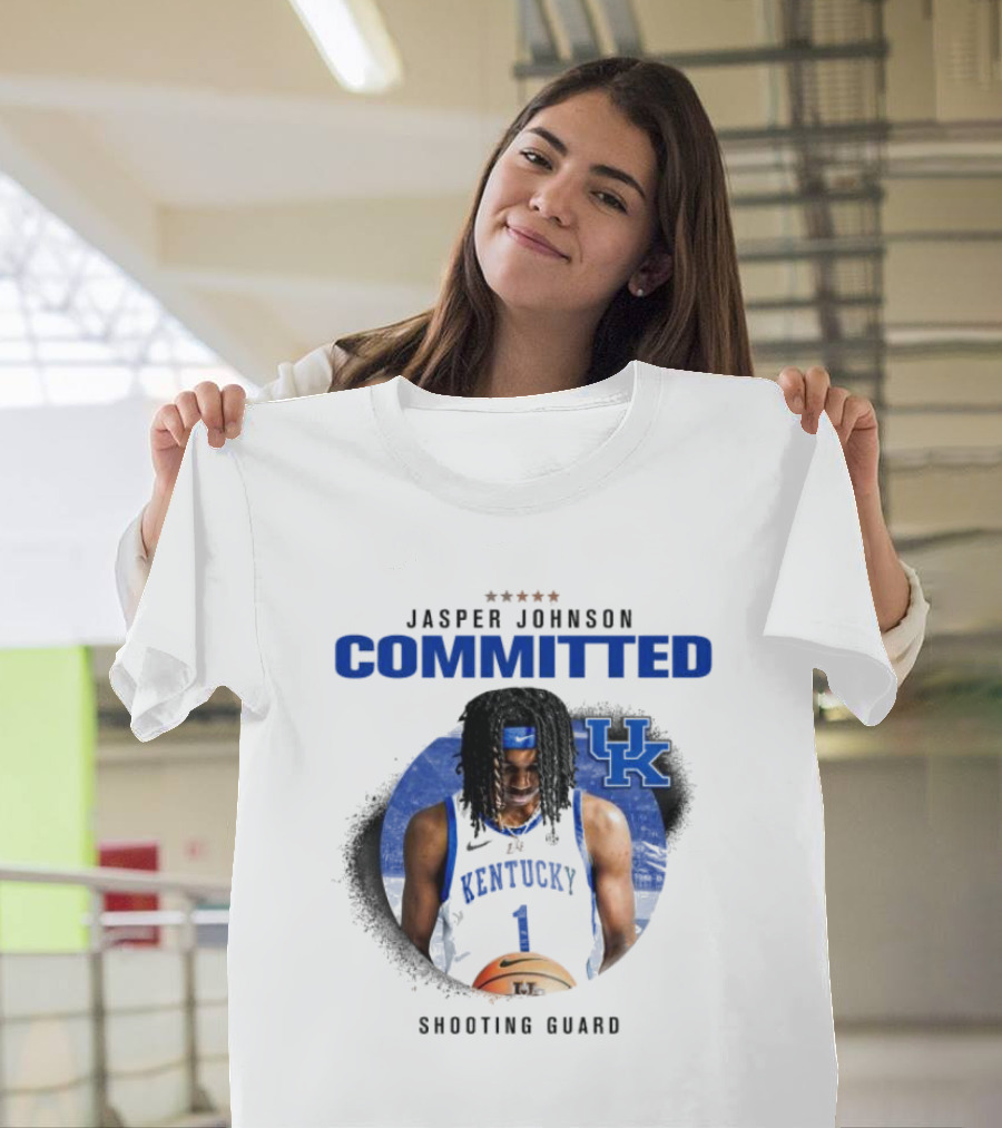 Jasper Johnson Committed Shooting Guard Kentucky Basketball T-Shirt