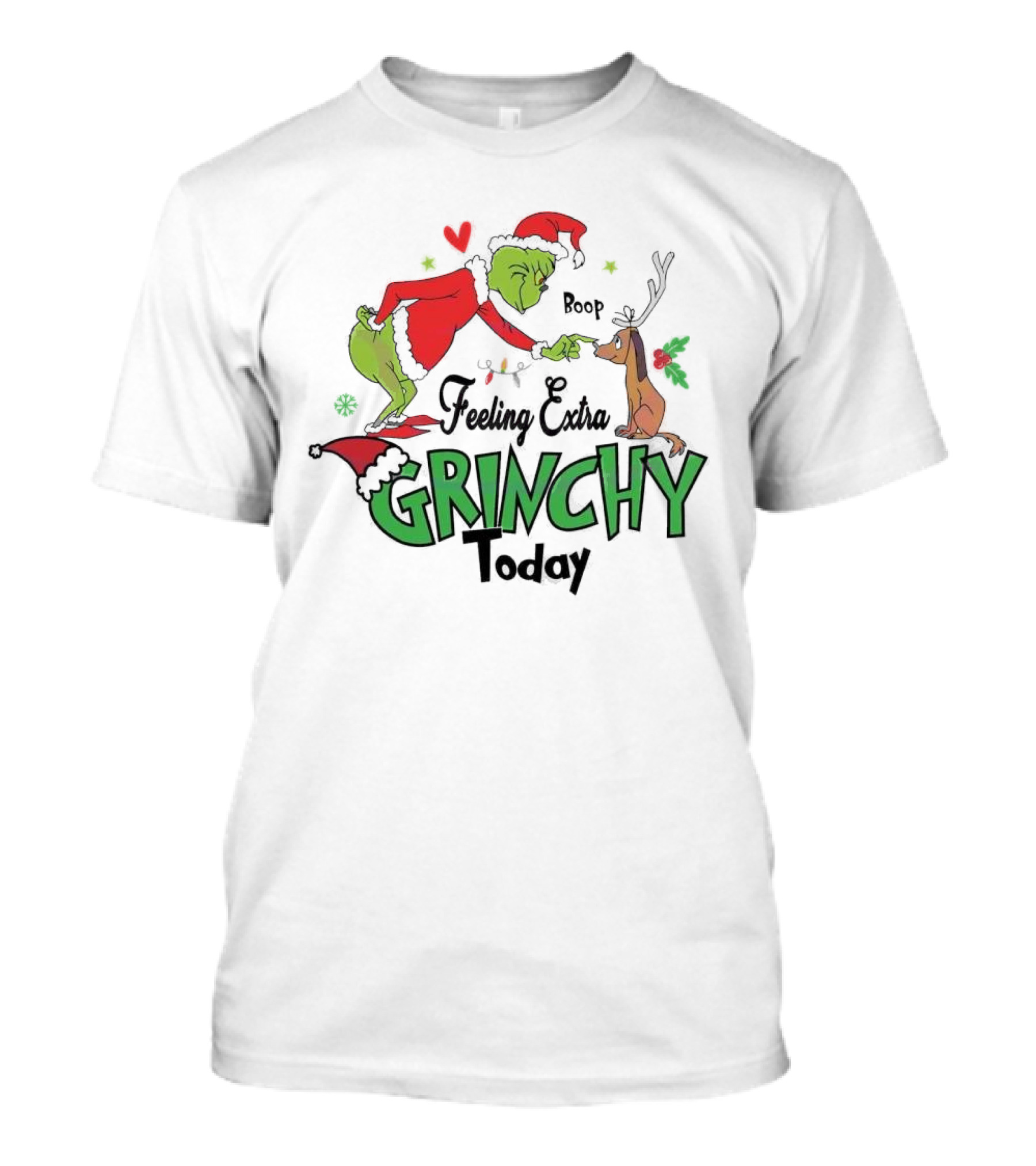 Grinch Boop Feeling Extra Grinchy Today T-Shirt