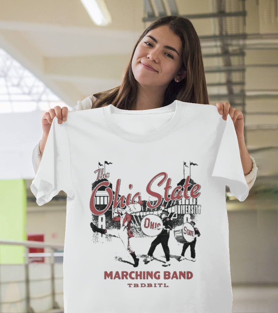 Ohio State University Marching Band TDBITL Ohio State Buckeyes Mitchell And Ness T-Shirt