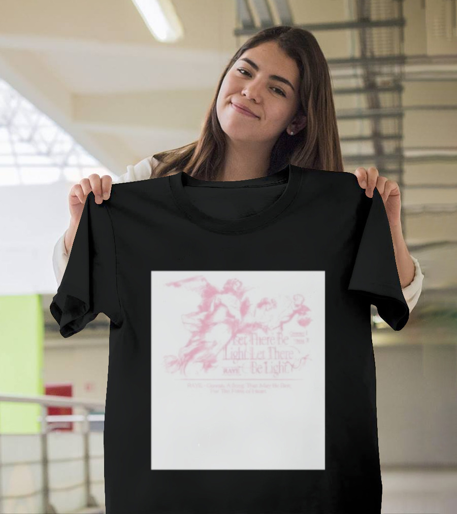 Let There Be Light Raye Genesis 1 Verse 3 For The Faint Of Heart T-Shirt
