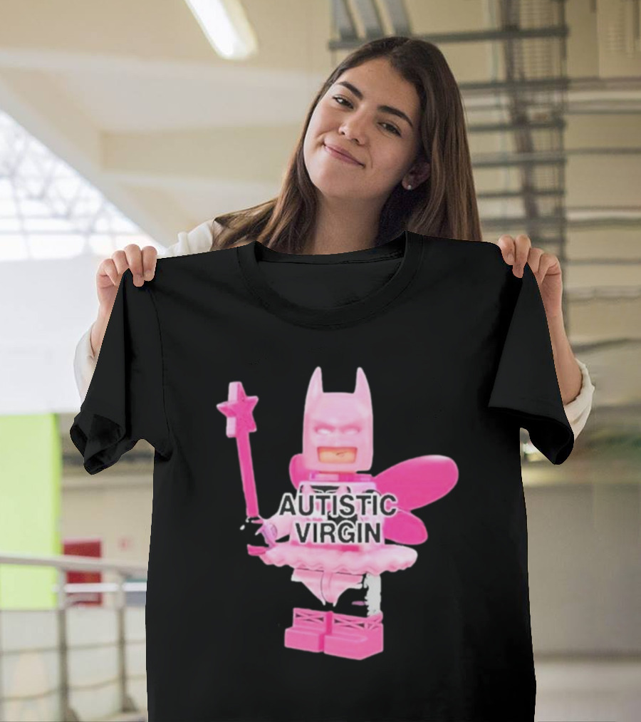 Autistic Virgin Pink Lego Fairy Batman T-Shirt