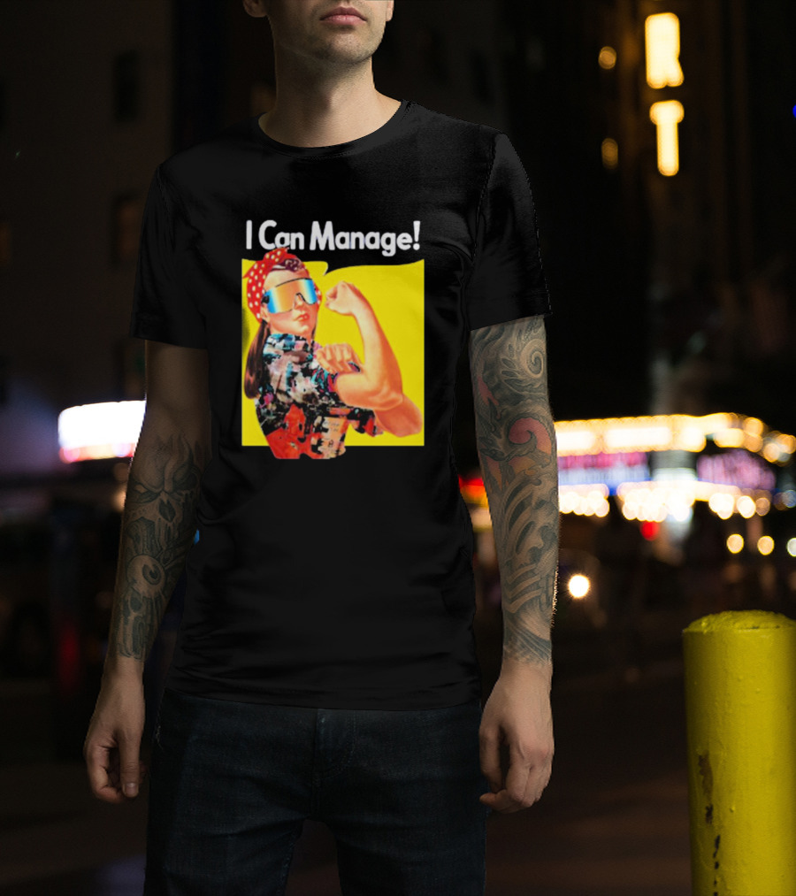 Local Dude Real Logan Ross I Can Manage Retro Iconic Concept T-Shirt