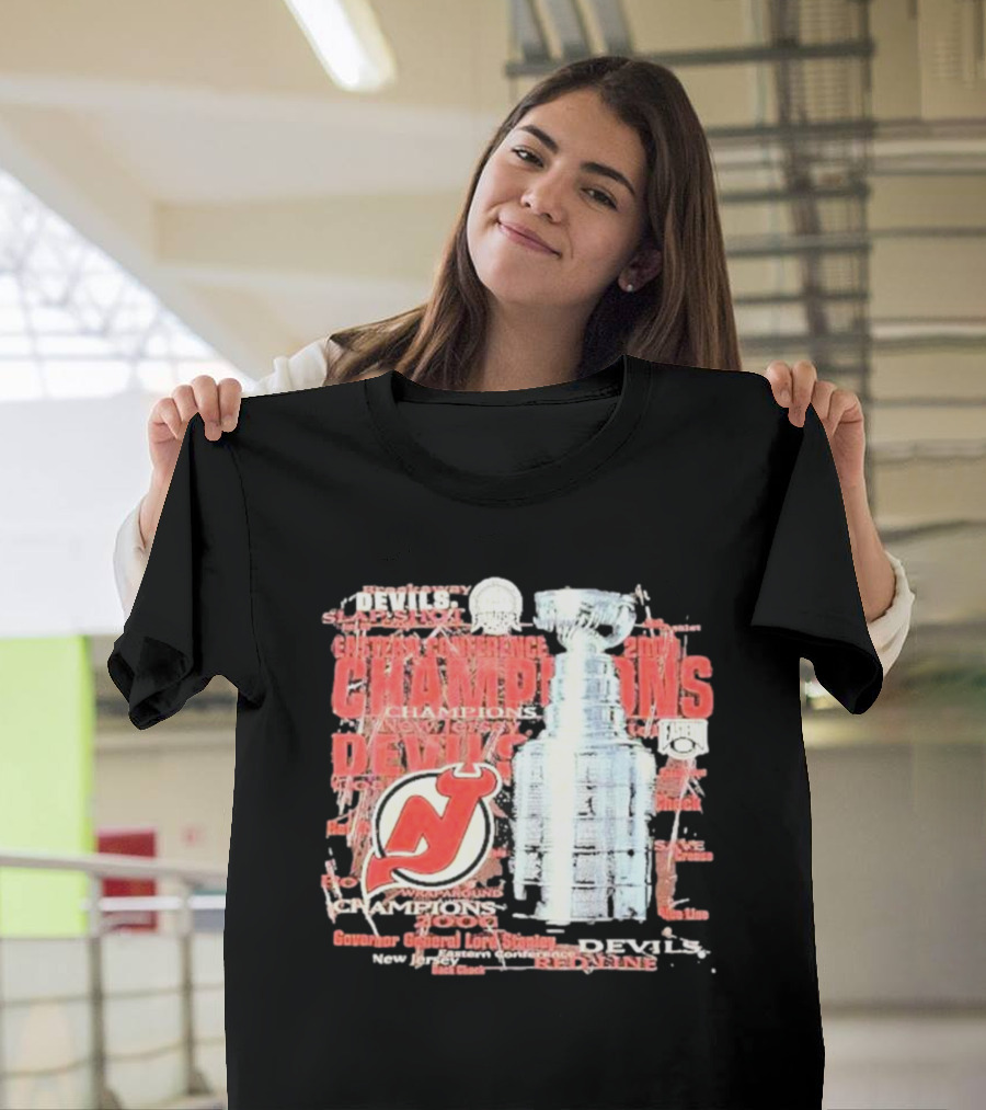 New Jersey Devils Stanley Cup Champions Eastern Conference T-Shirt