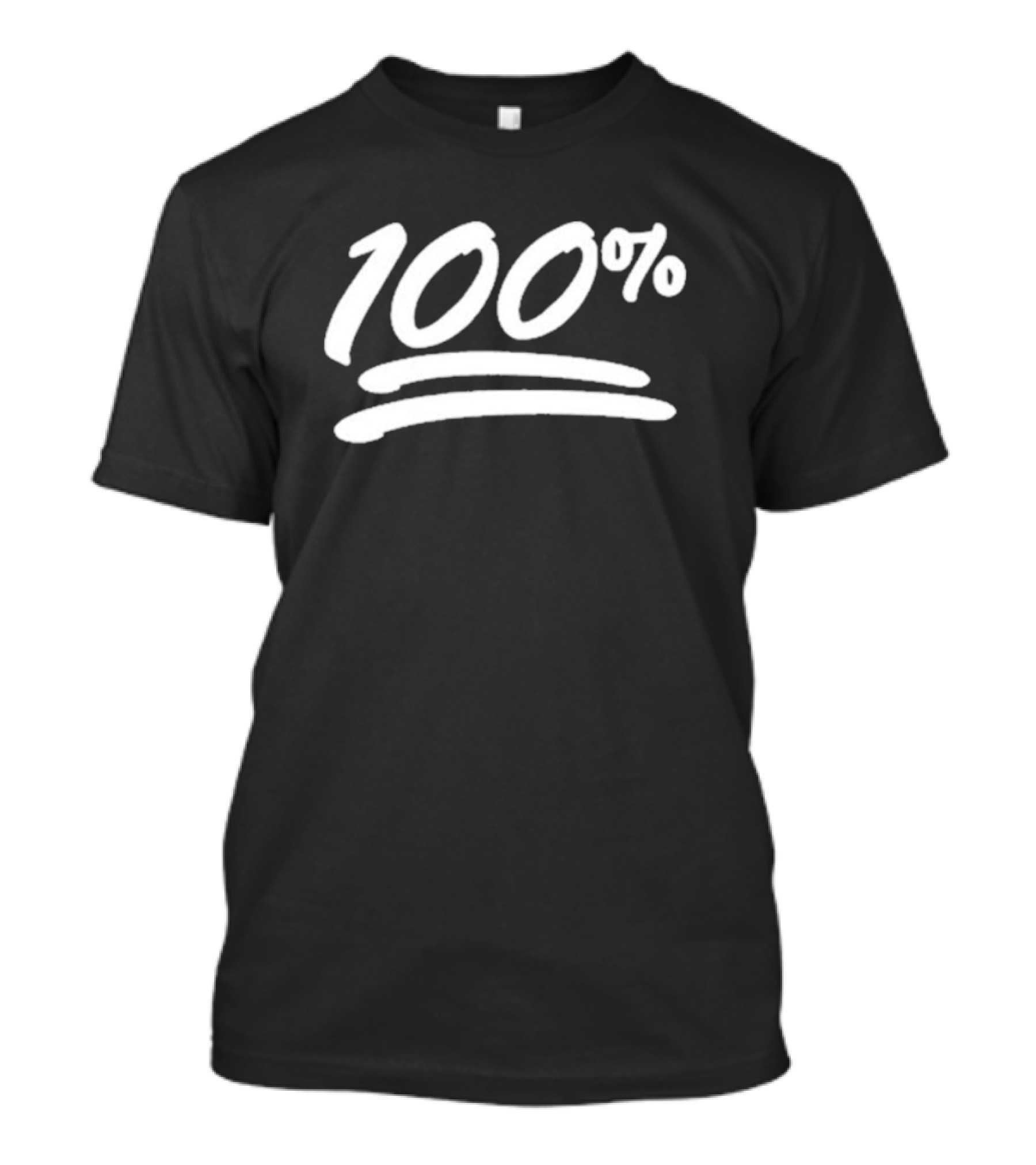Not The Bee 100% Emoji Black T-Shirt