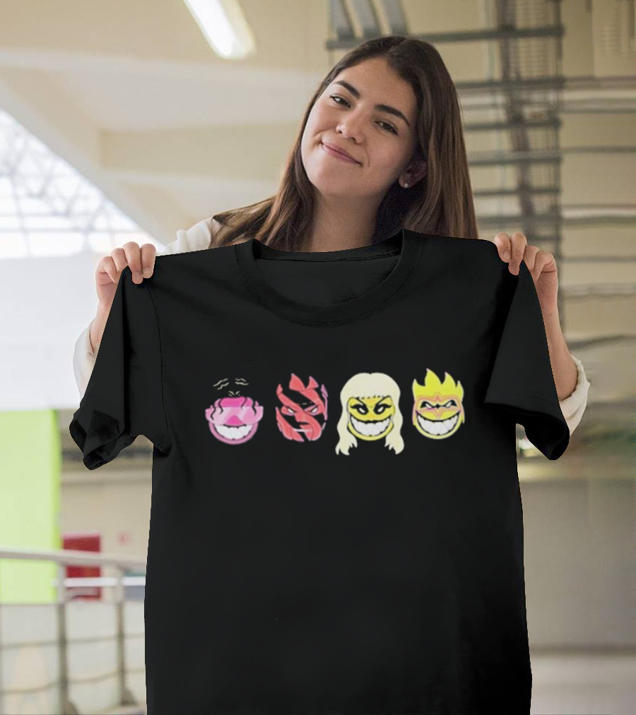 Offtherope Noon EST Grinning Icon Faces T-Shirt