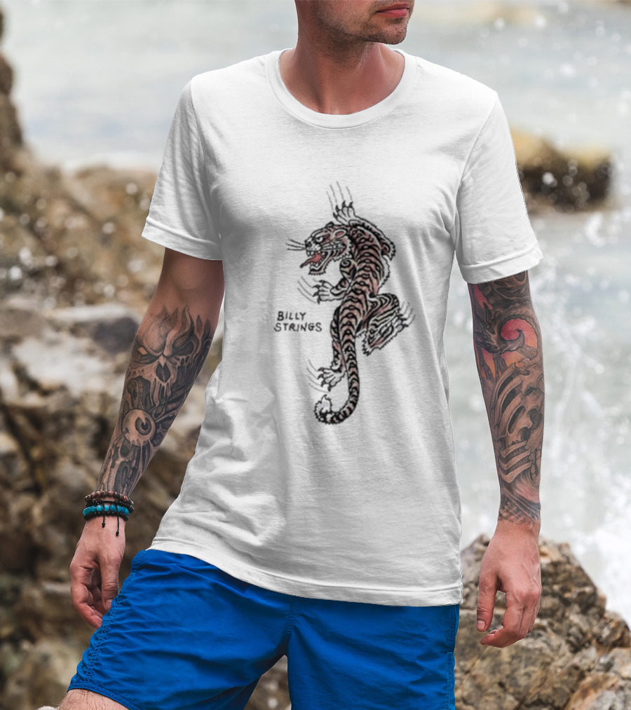 Billy Strings Old Gold Tiger Winter T-Shirt
