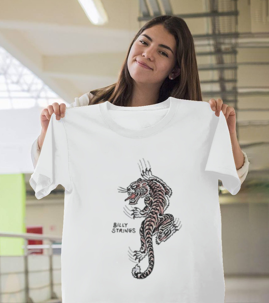 Billy Strings Old Gold Tiger Winter T-Shirt