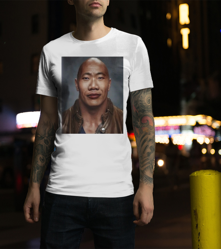 Dwayne The Wok Johnson Meme Face Mashup T-Shirt