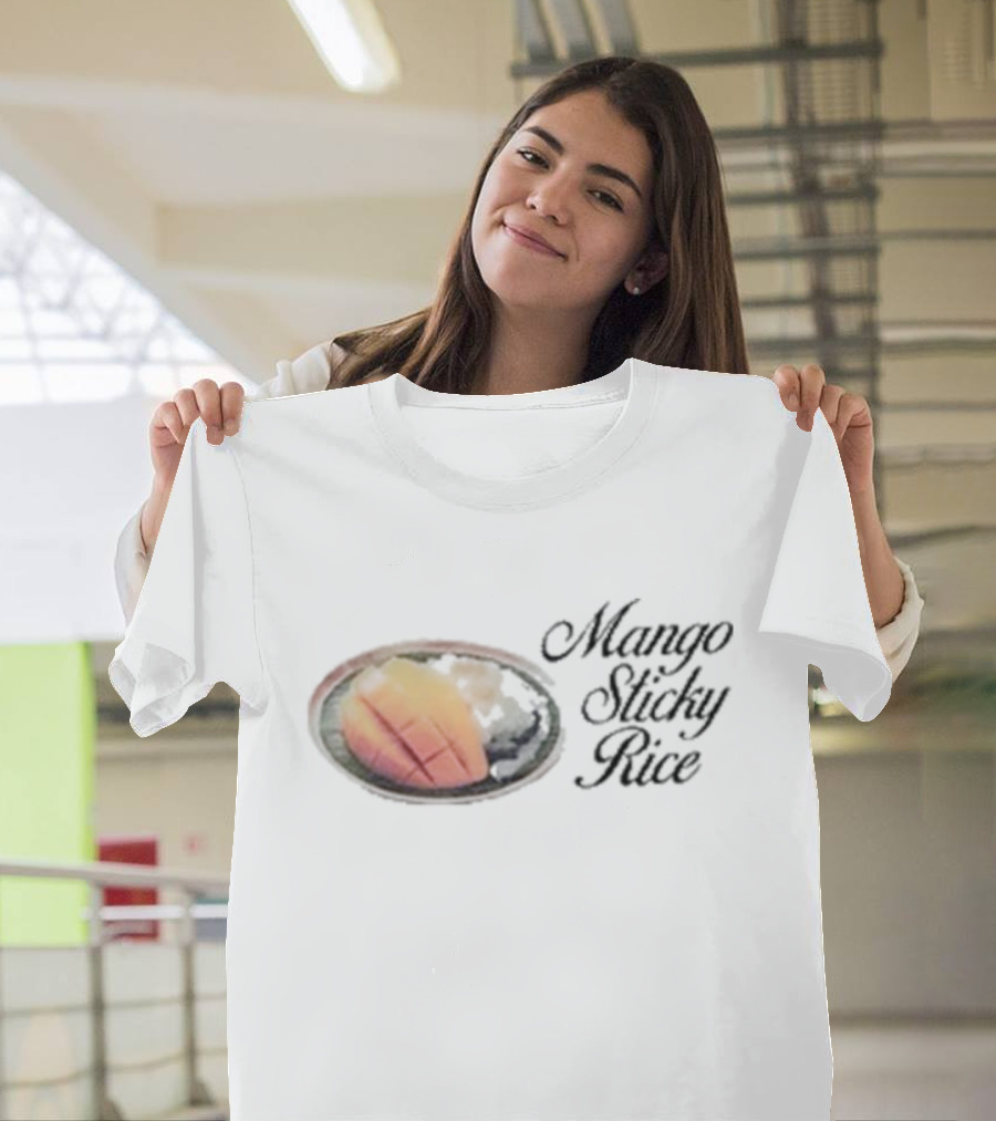 Mango Sticky Rice Tropical Fruit with Sticky Rice T-Shirt