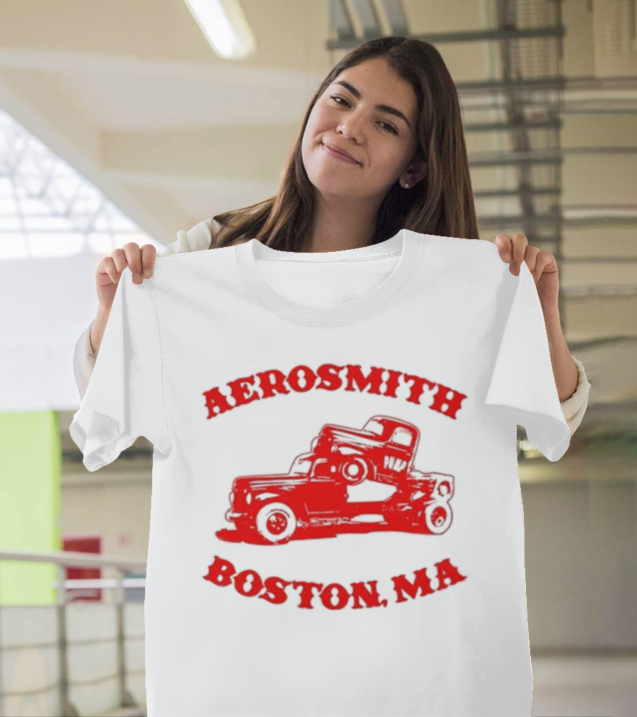 Aerosmith Boston MA Pump T-Shirt